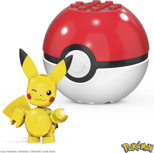 Mega Construx Pokemon Pikachu Construction Set, Building Toy