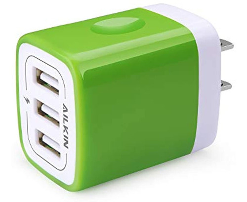 Bloque De Carga Usb, Ailkin 3.1a Adaptador De Cargador Usb R