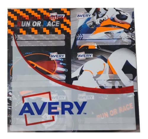 Etiqueta Escolar Autos Motos Carrera Avery X6