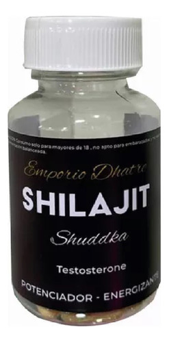 Capsulas Energizante Y Potenciador De Testosteronas Shilajit