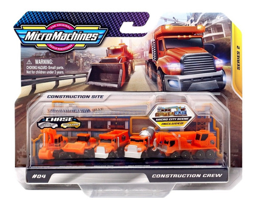 Micromachines Series 2 Construction Crew 5 Vehiculos