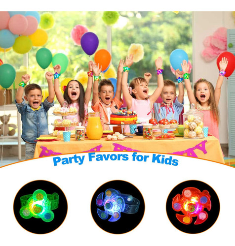 25 Pcs Pulseras Giratorias Con Luz Led, Recuerdos De Fiesta