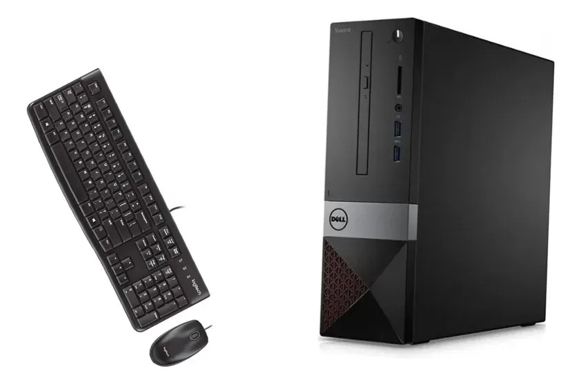 Mini Pc Dell Vostro 3470 Intel Core I3 8gb 512gb Ssd + Combo Mouse Y Teclado Logitech Mk120.