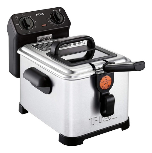 Freidora De Aceite T-fal Filtra Pro Fr512 3 Lts Inoxidable