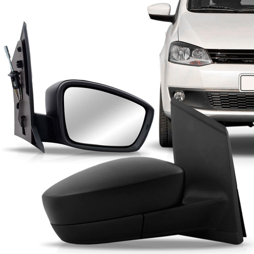 Par Retrovisor Manual Fox 2010 2011 2012 2013 Sem Pisca