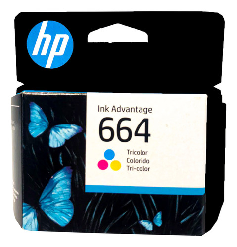Cartucho De Tinta Hp 664 Tricolor, Original, 1 Pza.