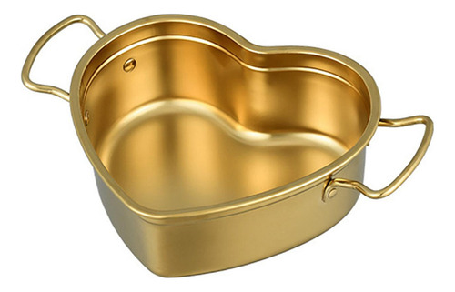 Cacerola Compatible Con Salsa En Forma De Corazón De S Oro