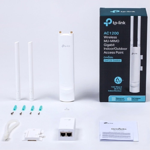 Access point exterior TP-Link Omada EAP225-Outdoor V1 blanco 110V/220V