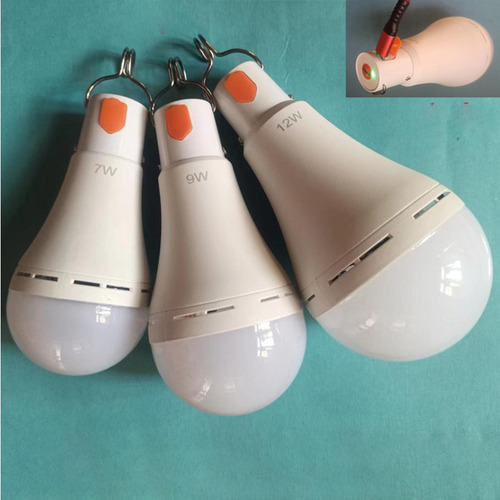 Bombilla Led Recargable Bombilla Led De Emergencia Luz 12w