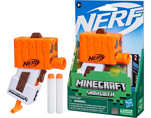 Nerf Microshot Minecraft Snow Golem Mini Blaster