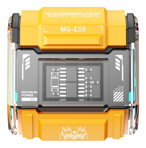 Audífonos Inalámbricos Bluetooth Transformers Mg-c03 Tws Color Amarillo