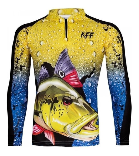 Camisa Pesca Com Proteção Solar Uv Manga Longa King Brasil 