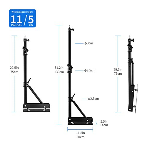 Brazo De Soporte De Pared Selens Con Base Triangular, Longit