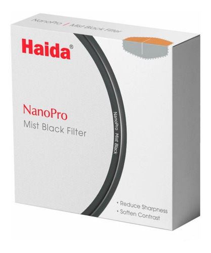 Imagen 3 de 6 de Filtro Haida Hd4651 Mist Black 1/4 Nano Pro 62 Mm