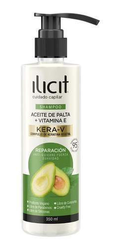 Shampoo Aceite De Palta + Keratin V - 350 Ml - Ilicit