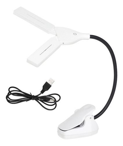 Clip Portátil En La Lámpara De Escritorio Led Para El