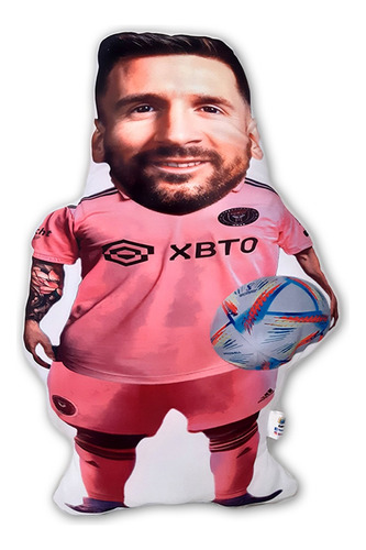 Cojin Messi Chiquito 50 Cm Inter De Miami - Personalizable