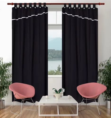 cortinas tropical mecanico cortas - Blanco Yabell