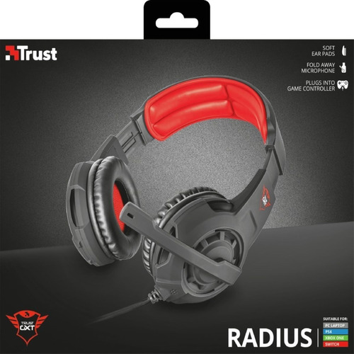 Auricular Trust Gxt 310 Radius Gaming  Headset Ps4 Xbox