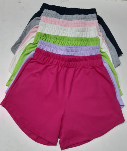 Pack X3 Short Mujer Algodon Rustico