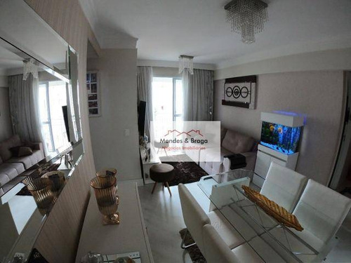 Imagem 2 de 19 de Apartamento Com 2 Dormitórios À Venda, 53 M² Por R$ 300.000,00 - Ponte Grande - Guarulhos/sp - Ap2652