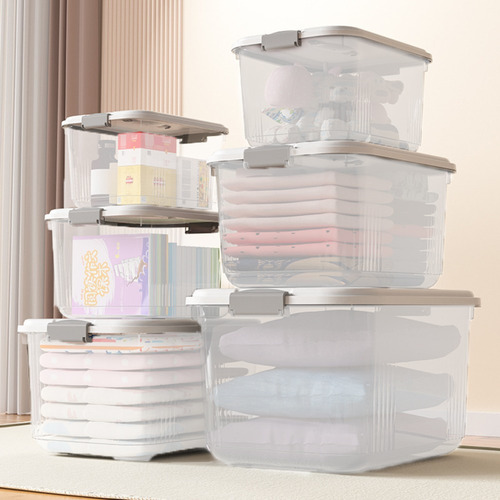 Ppyy Caja De Almacenamiento Apilable De 20 Litros Para