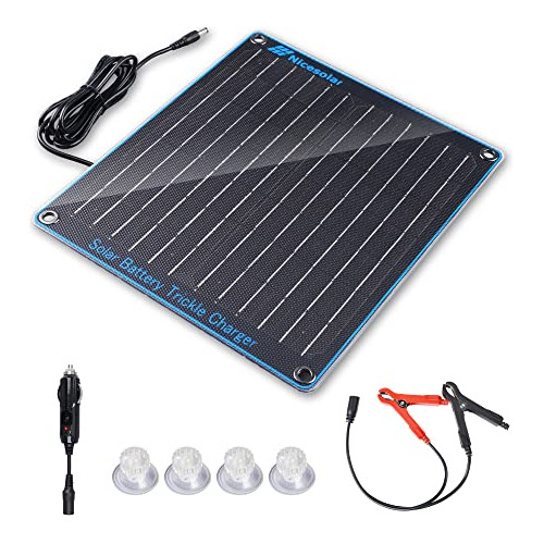 Cargador De Batería De Goteo Solar De 10w 12v Y Manten...