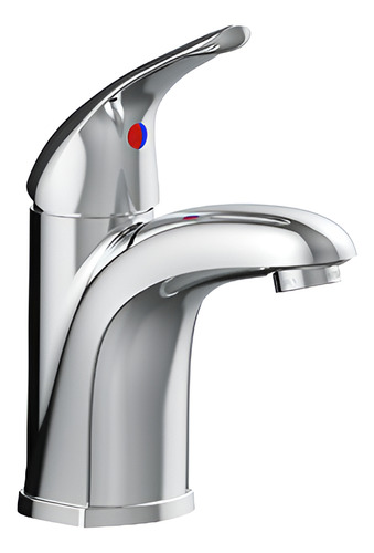 Llave Monomando Cromado Gl-m301 Coflex Color Plateado