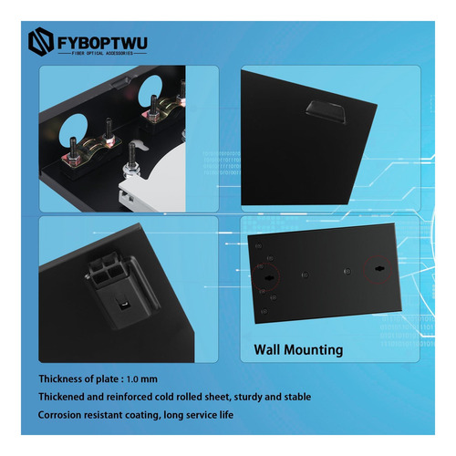 Fyboptwu 6 Lc Duplex Monomodo Acoplators 12 Core Lc Upc Y