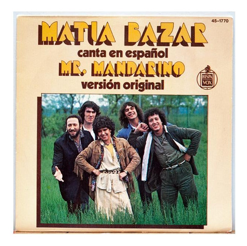 Matia Bazar - Mr. Mandarino (español) | 7  Single Vinilo Usa