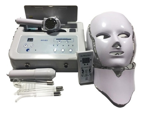 Equipo 3 En 1 - Sonda Fría, Mascara Led Y Alta Frecuencia