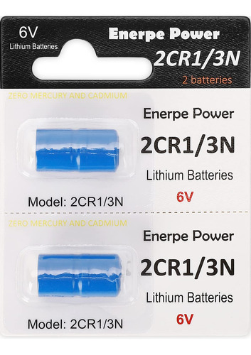 Enerpe 2cr1/3n - Bateria De Repuesto De 6 Voltios Para Parad