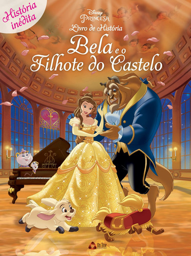 Disney Livro de História - Bela e o Filhote do Castelo, de  On Line a. Editora IBC - Instituto Brasileiro de Cultura Ltda, capa mole em português, 2018