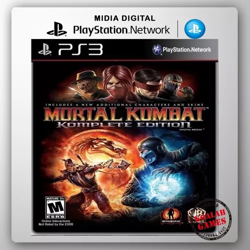 Mortal Kombat 9 Komplete Edition BR Midia Digital Ps3 - WR Games