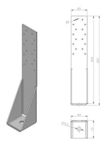 Imagen 2 de 5 de Anclaje Shtt14 En L Barbieri - Steel Frame