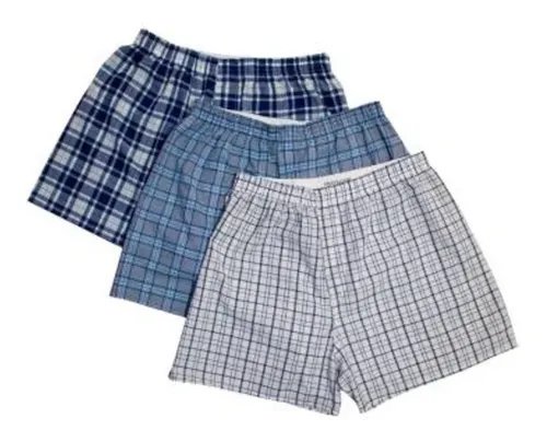 B xer Fol Talla M Cl sico Cuadros Plano 3 Piezas Env o gratis