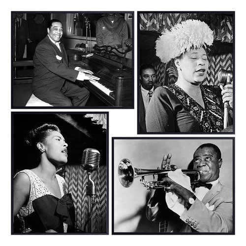 African American Musicians Vintage Photo Set - Billie Holida