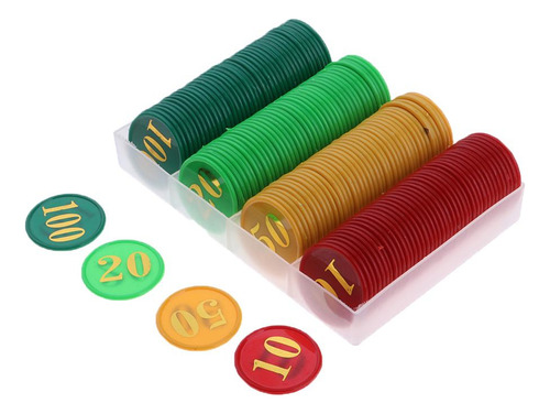 3 De Tablero De Fichas De Póquer De 160 Piezas De Casino De