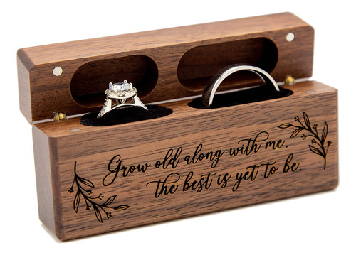 Grow Old Along With Me - Caja De Madera 2 Anillos - Caj...