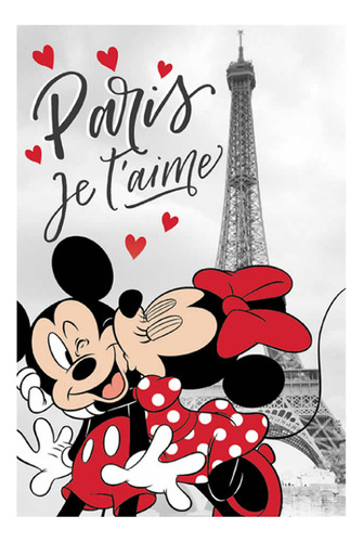 Manualidades Diy Pintura Diamante 20x25 -mickey Minnie Paris