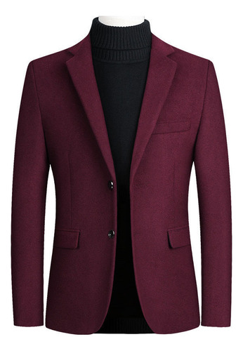 Oferta Especial Saco Blazer Elegante Cuello Mao Slim Fit [u]