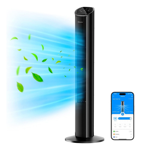 Goveelife Ventilador De Torre Inteligente De 36 Pulgadas 12 Cm Negro N/a N/a 0