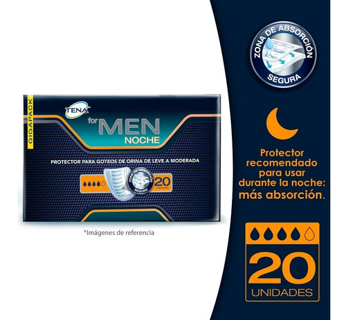 Pañal Tena For Men Noche Paquete X 20 Und