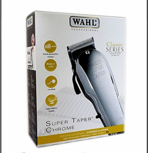 Maquina Afeitar Wahl Super Taper Chrome Original Made In Usa