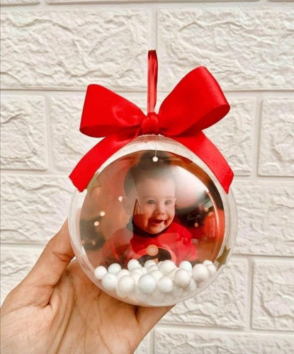 Bambalinas Transparentes Navidad Vinil Personalizadas