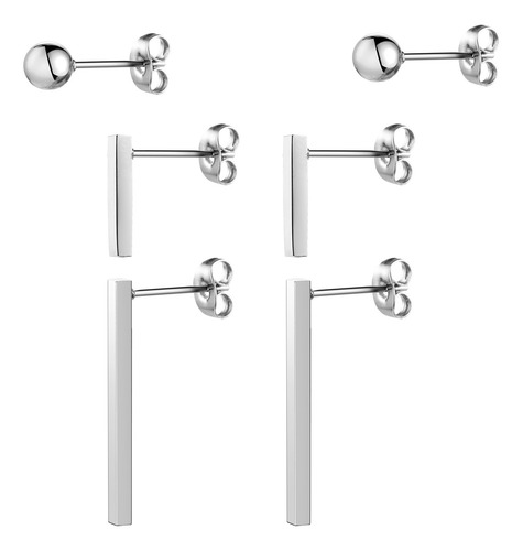 Aretes Enso Para Mujer Eje3340s Plateado