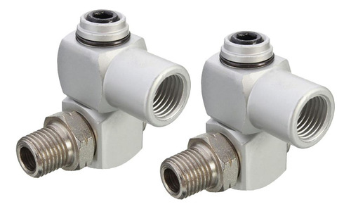 Adaptador Giratorio De Aluminio De 2 Piezas Universal 360 °