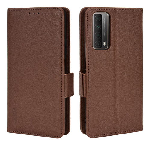 Funda For Huawei Y7a Cartera Magnética Hebilla Lateral De