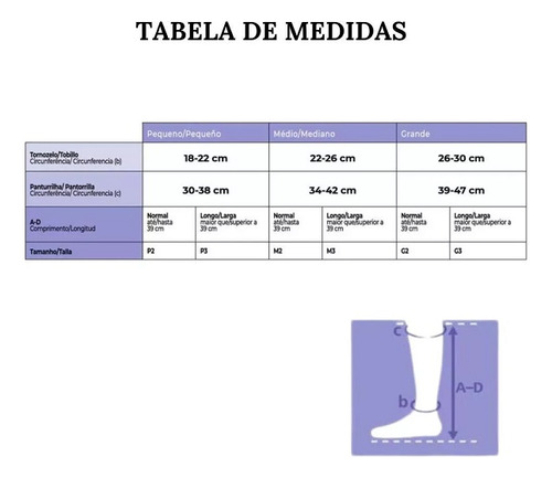 Meia 3/4 Ever Sheerad 20-30 Mmhg Fechada Sigvaris Natural P2