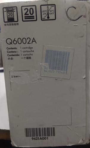 Imagen 2 de 3 de Toner Hp Original 6002a Yellow Series 2600